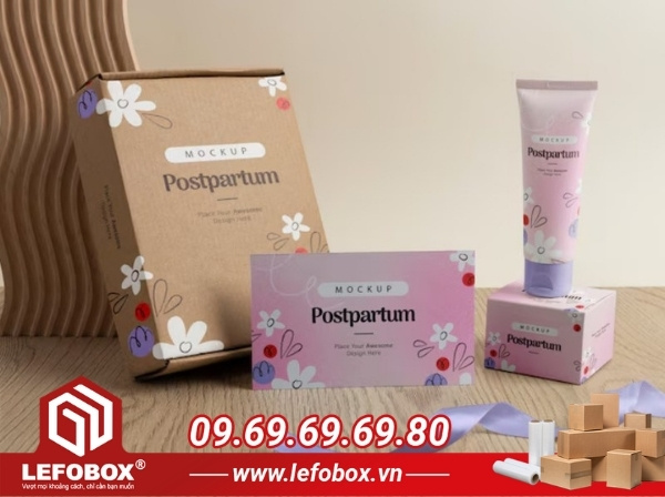 Mẫu hộp carton đẹp đựng mỹ phẩm