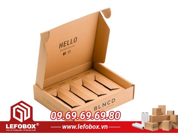 Mẫu hộp carton đựng mỹ phẩm nắp gài