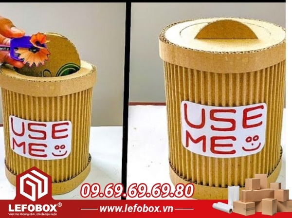 Mẫu thùng carton từ giấy bìa carton