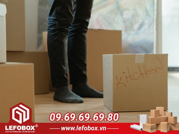 Mẹo đóng gói thùng carton chuyển nhà trọ tại Dĩ An