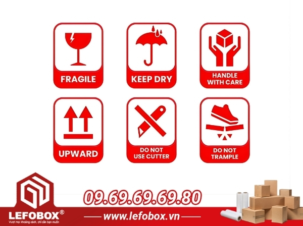 Một số kí hiệu hàng dễ vỡ