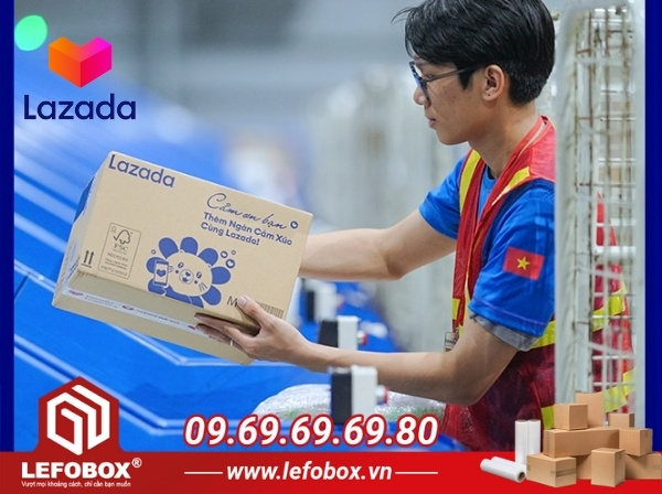 Mua thùng carton đóng hàng lazada ở đâu?