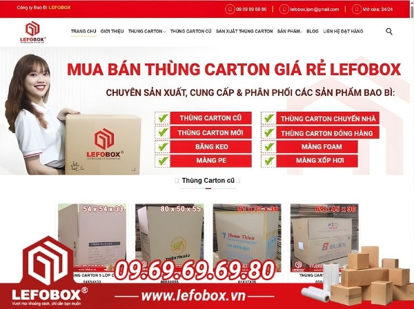 Mua thùng carton cũ Đà Nẵng tại LefoBox