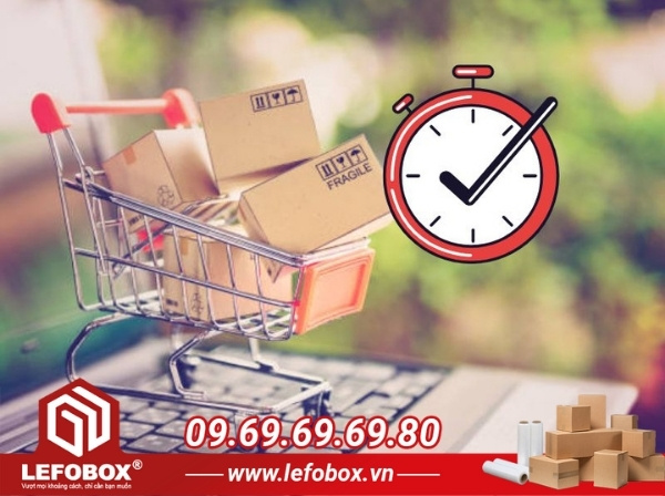 Mua thùng carton online giúp khách hàng tiết kiệm được nhiều thời gian và công sức