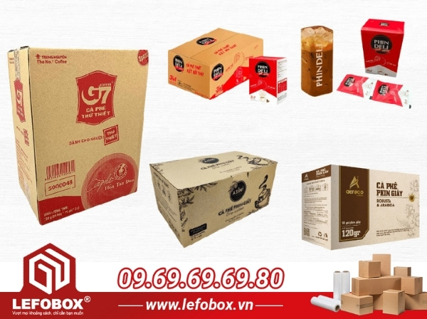 Nên chọn thùng carton đựng cà phê có kích thước phù hợp