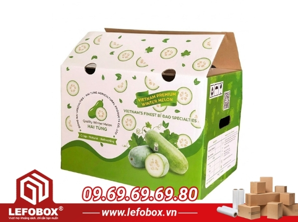 Nên sử dụng thùng carton đựng bí dao mấy lớp
