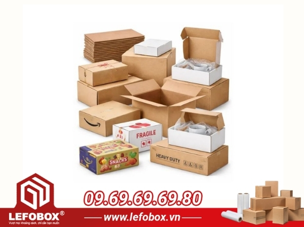 Chọn nguyên liệu sản xuất thùng carton theo từng ngành hàng