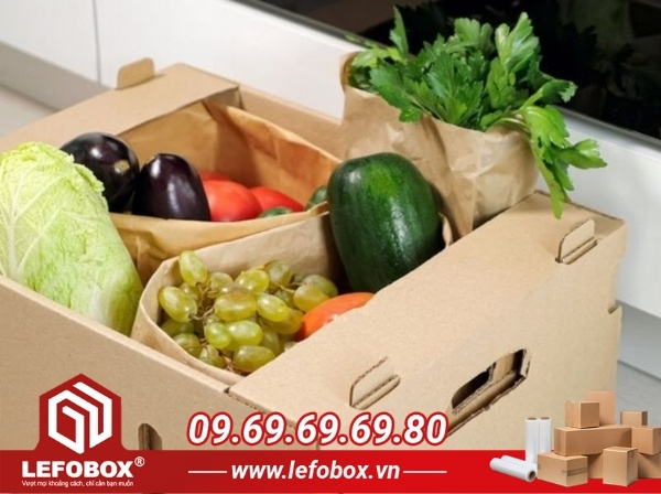 Sản xuất thùng carton đựng nông sản, thực phẩm