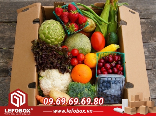 Nhu cầu sử dụng thùng carton đựng rau củ