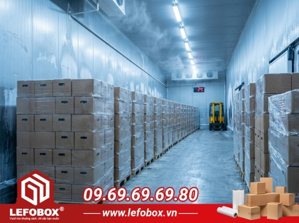 Lưu ý khi dùng thùng carton đựng bia trong kho lạnh