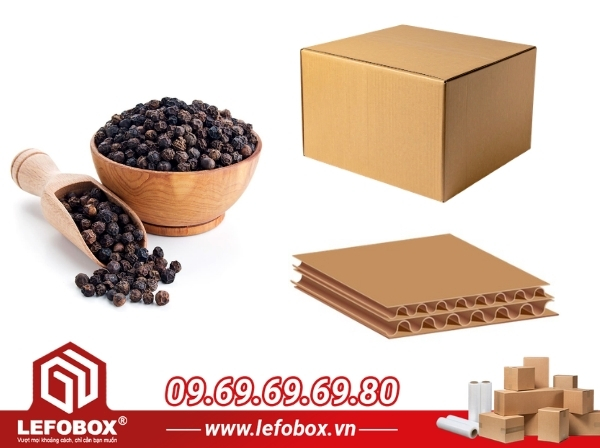 Phân loại thùng carton đựng tiêu