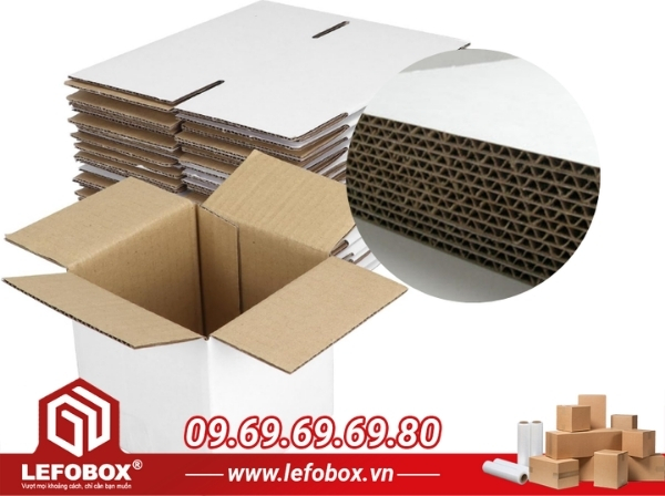 Phân loại thùng carton trắng theo số lớp