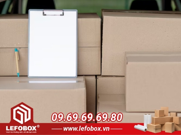 Phân loại và xác định số lượng đồ đạc cần đóng gói