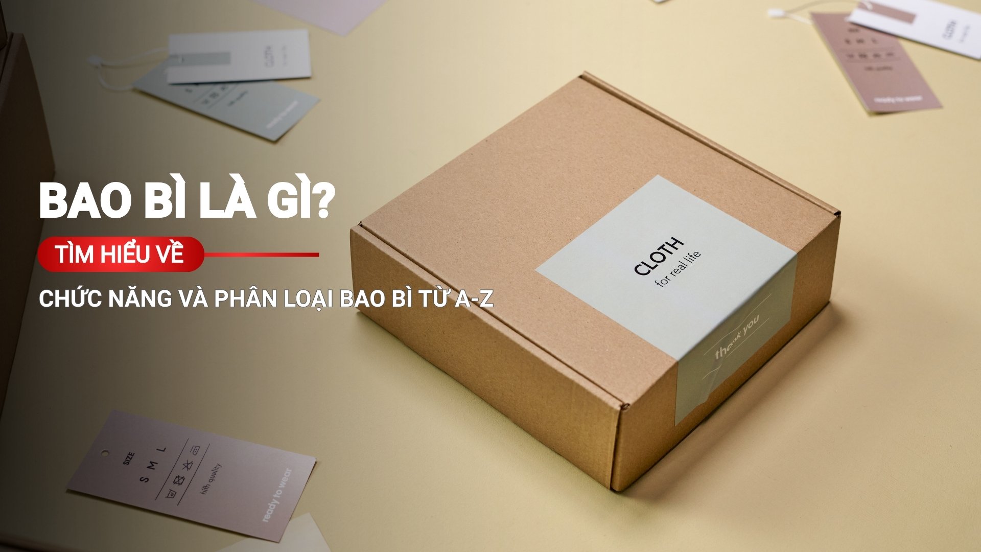 Bao bì là gì? Tìm hiểu về chức năng và phân loại bao bì từ A-Z