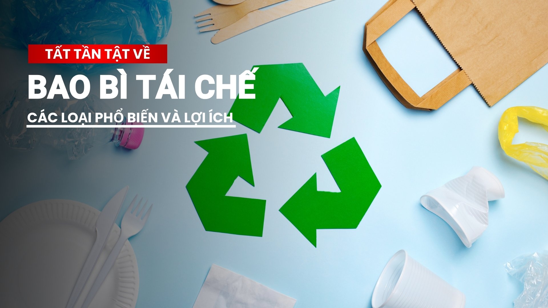 Tất tần tật về bao bì tái chế: Các loại phổ biến và lợi ích