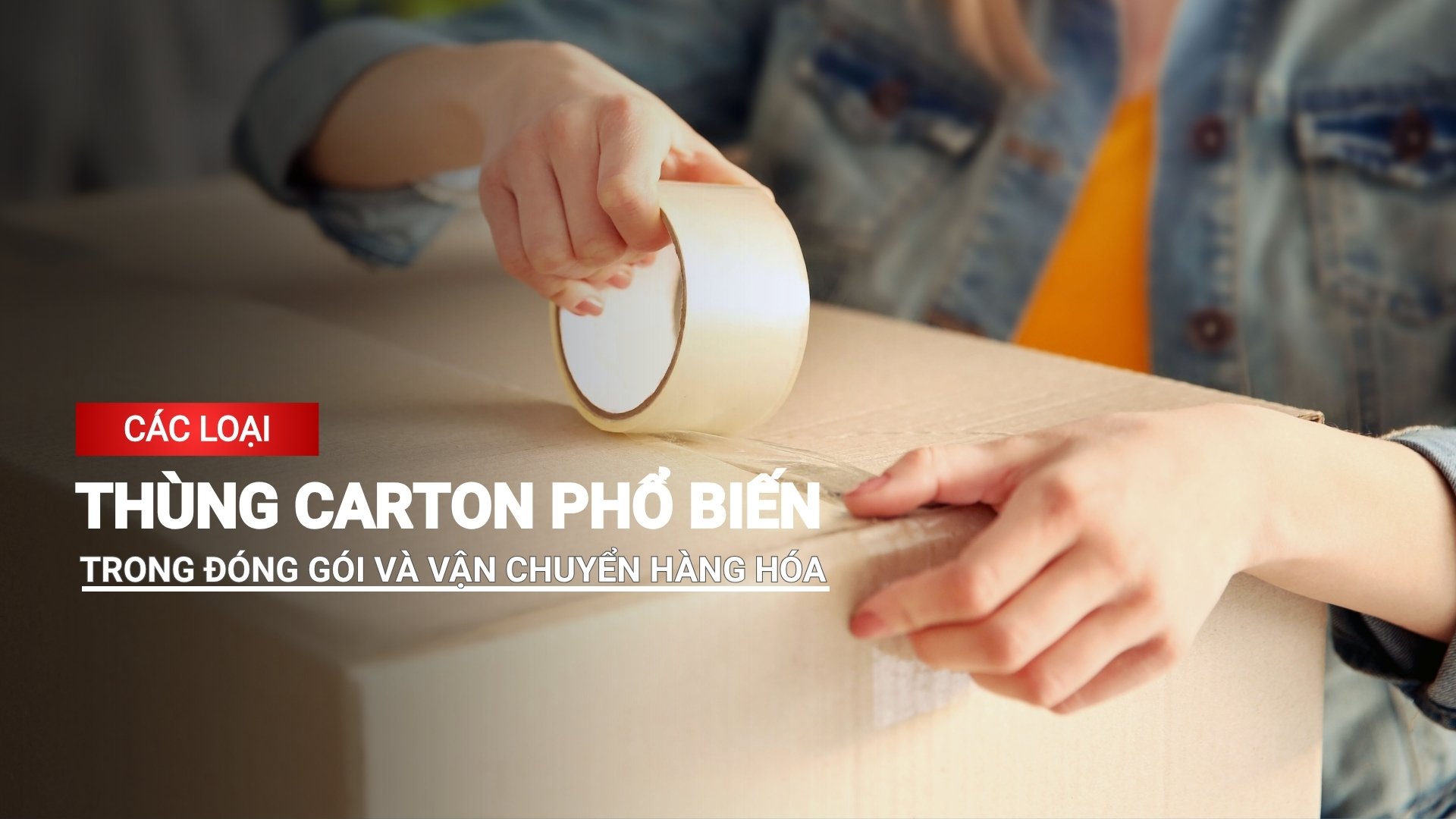 Các loại thùng carton phổ biến trong đóng gói và vận chuyển hàng hóa