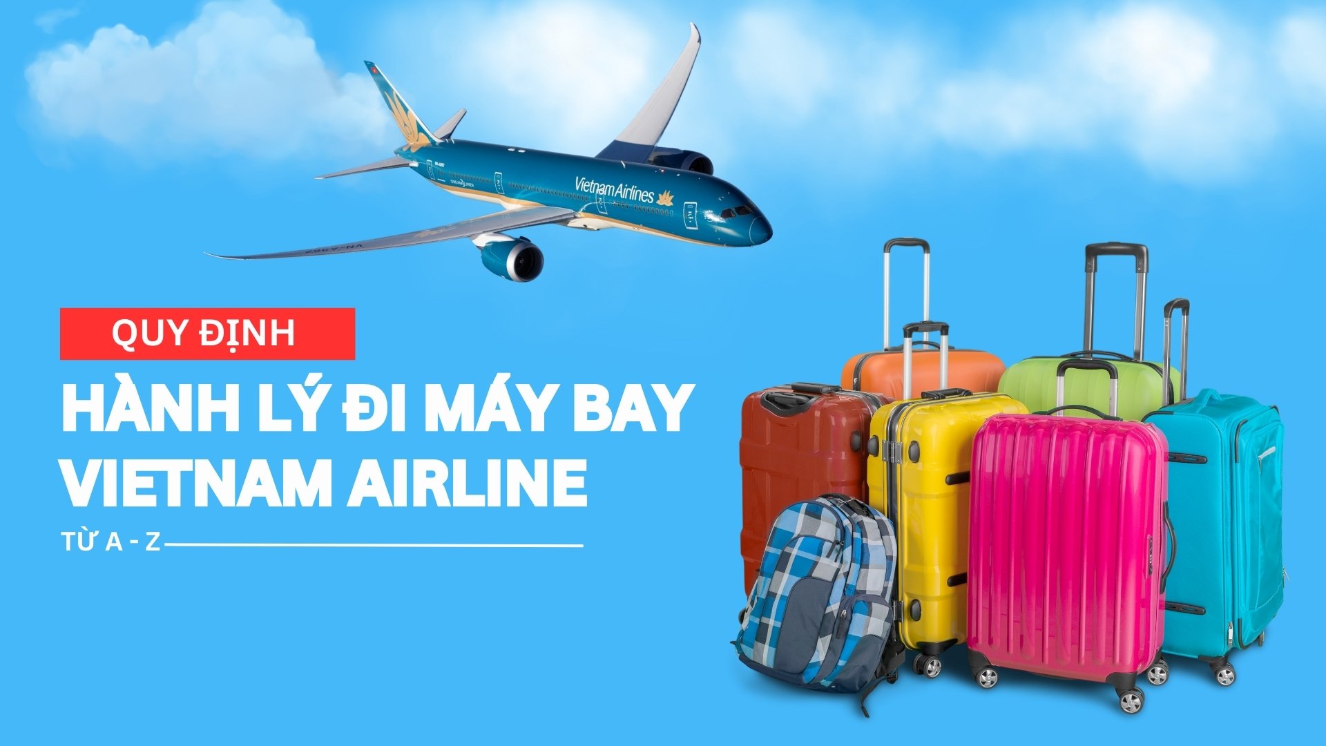Quy định hành lý khi đi máy bay Vietnam Airline từ A-Z 2025