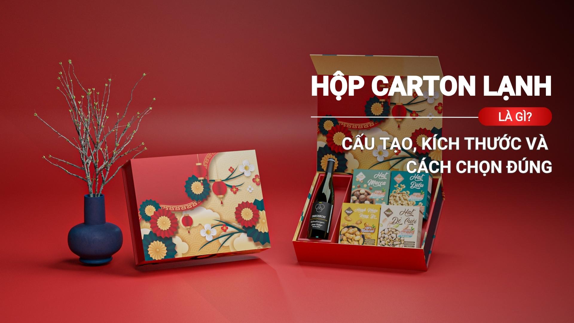 Hộp carton lạnh là gì? Cấu tạo, kích thước và cách chọn đúng