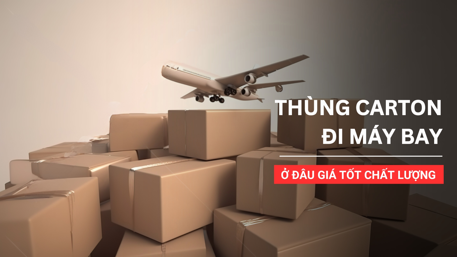 Mua thùng carton đóng hàng đi máy bay ở đâu giá tốt chất lượng?