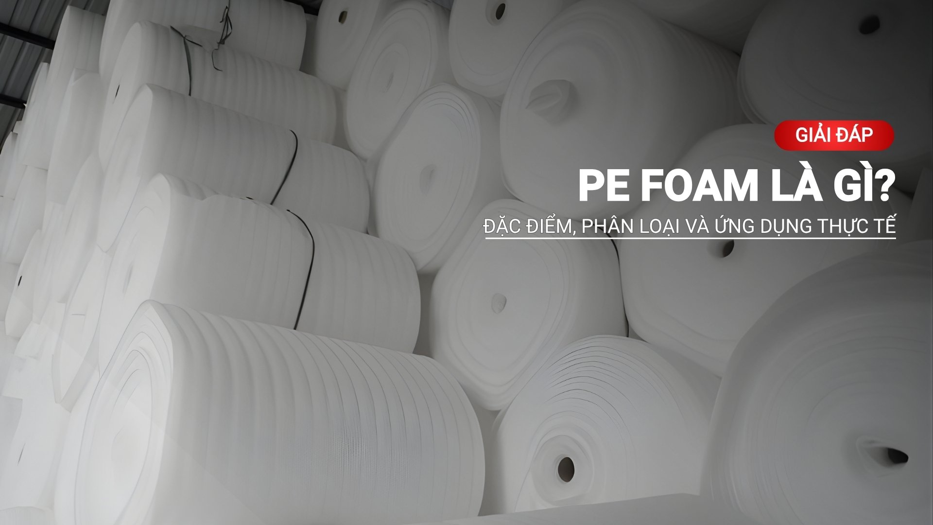 PE Foam là gì? Đặc điểm, phân loại và các ứng dụng thực tế