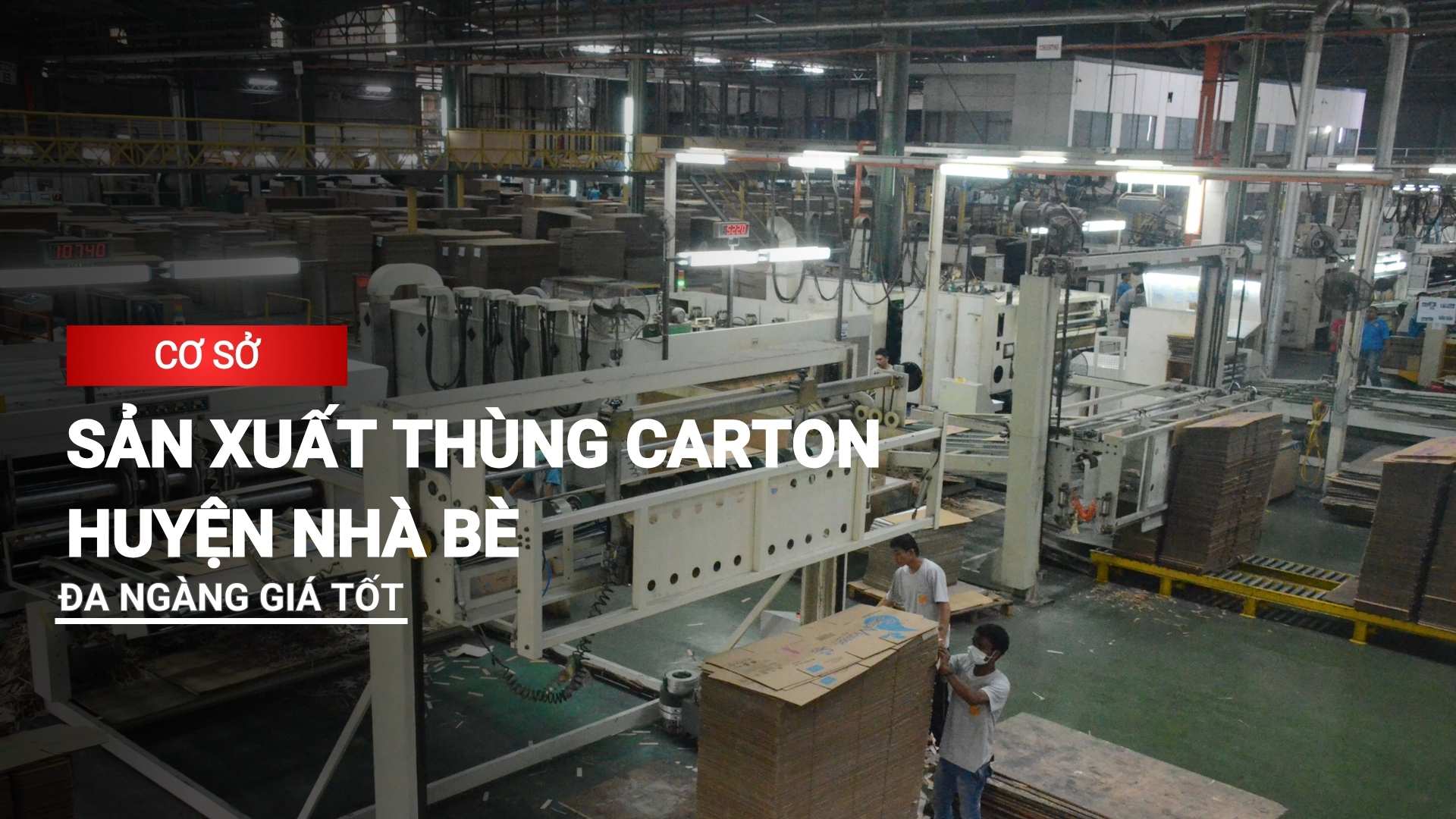 Sản xuất thùng carton huyện Nhà Bè đa ngành, giá tốt