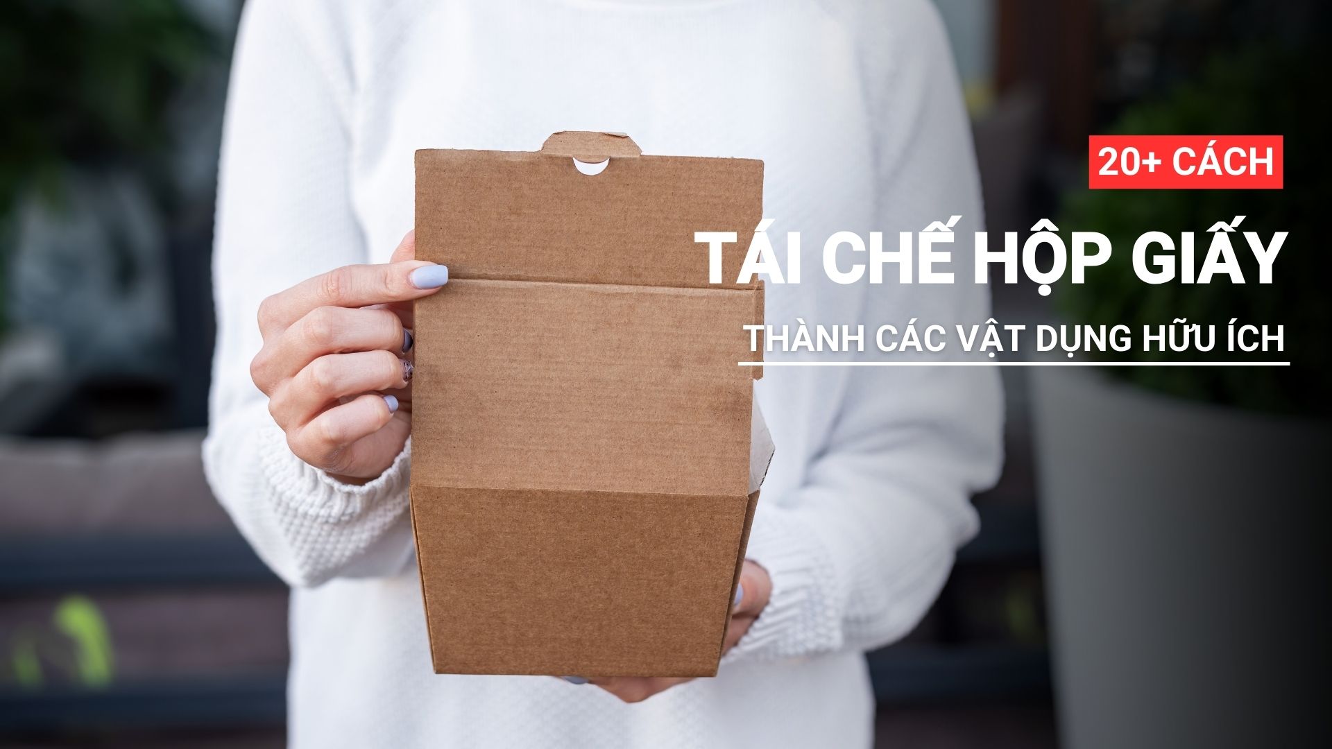 20+ cách tái chế hộp giấy thành các vật dụng hữu ích đơn giản