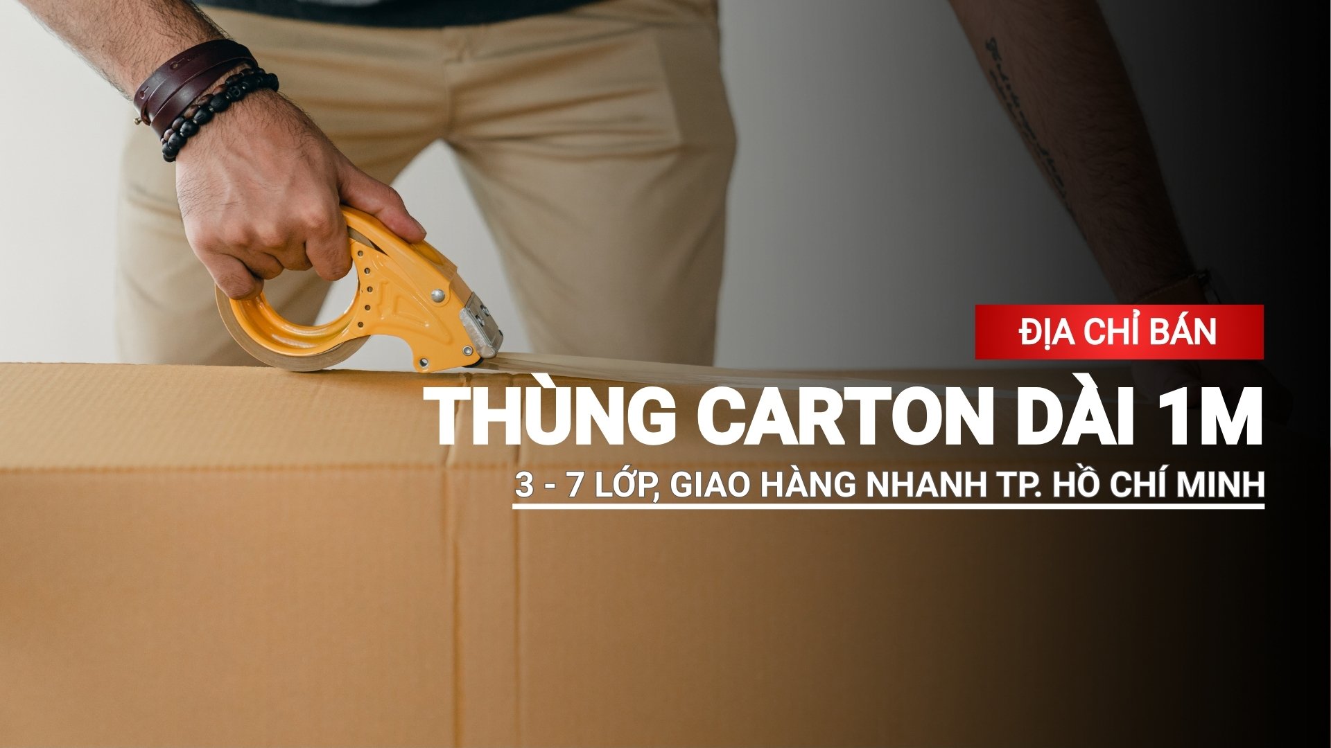Thùng carton 1m 3 - 7 lớp, giao hàng nhanh TP Hồ Chí Minh