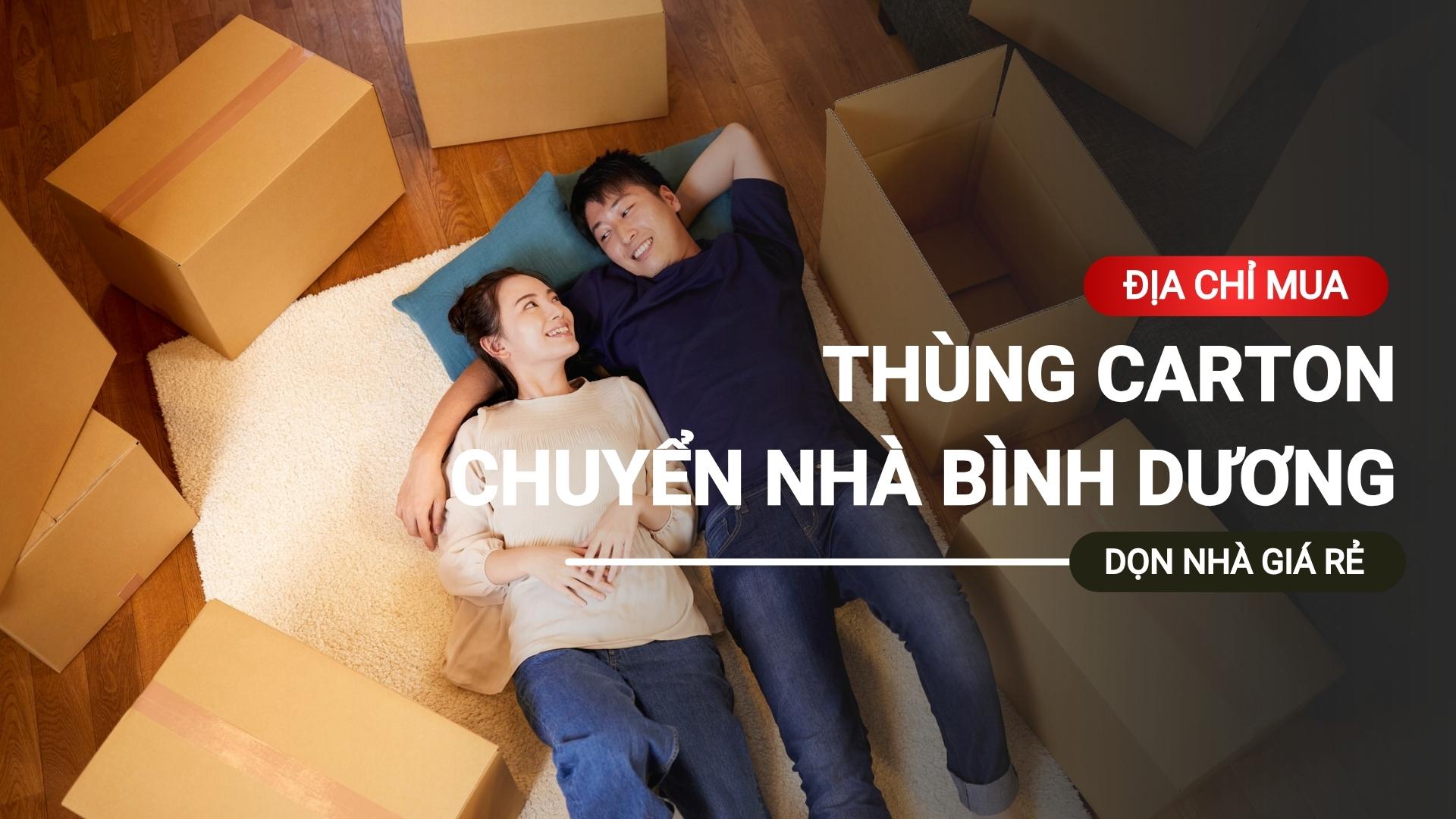 Địa chỉ mua thùng carton chuyển nhà, dọn nhà Bình Dương giá rẻ 