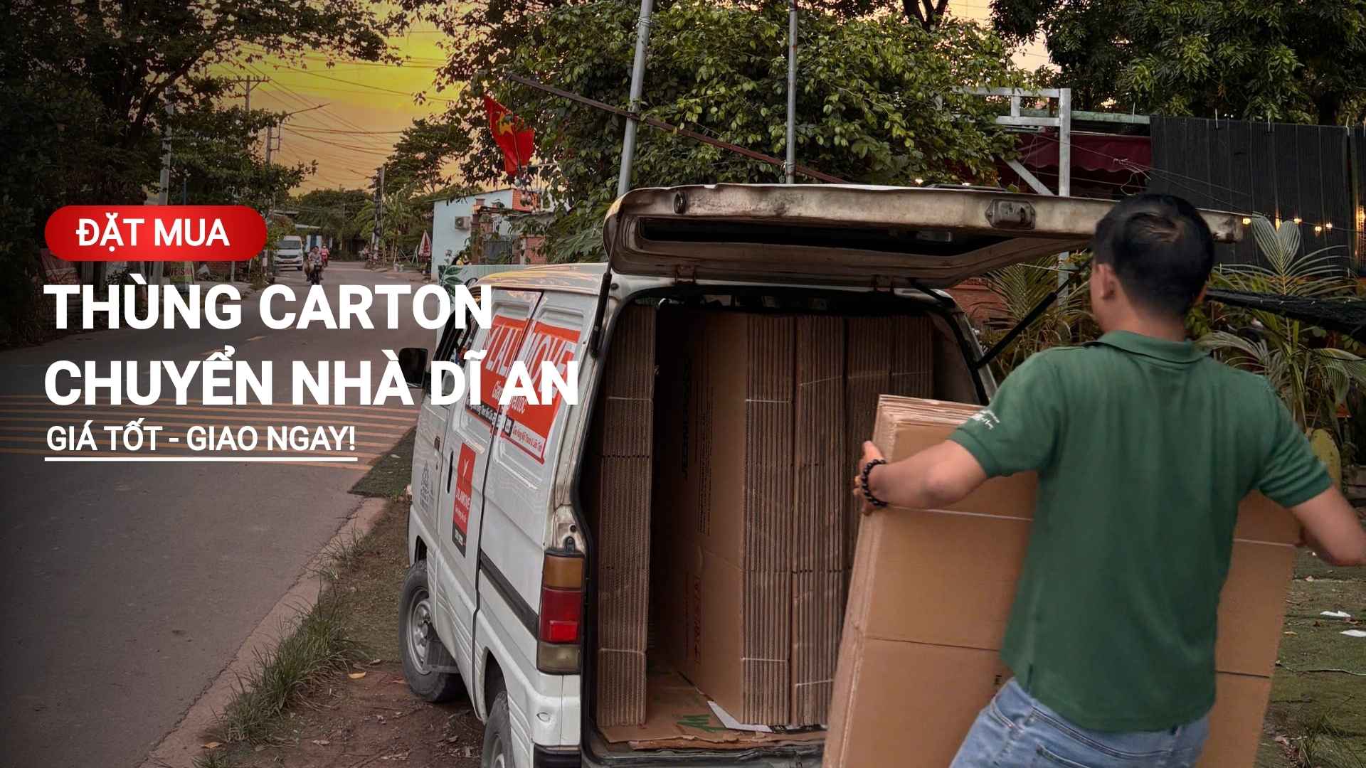 Đặt mua thùng carton chuyển nhà Dĩ An giá tốt giao ngay