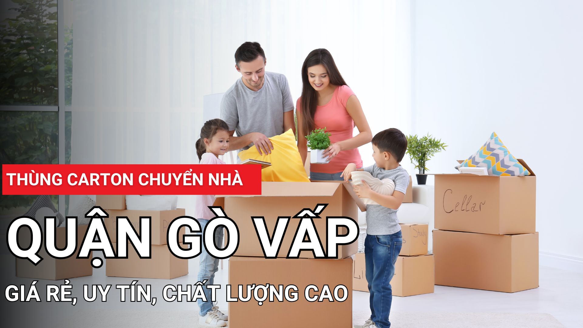 Thùng carton chuyển nhà Gò Vấp