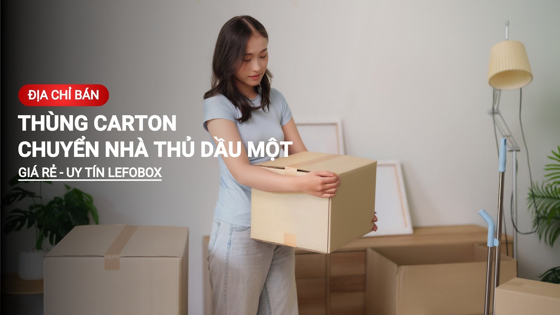 Thùng carton chuyển nhà Thủ Dầu Một giá rẻ uy tín LefoBox