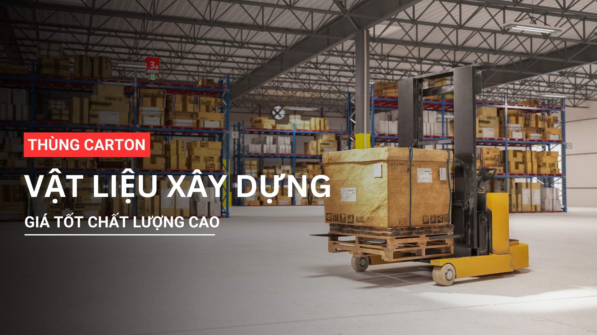 Thùng carton đựng vật liệu xây dựng giá tốt chất lượng cao