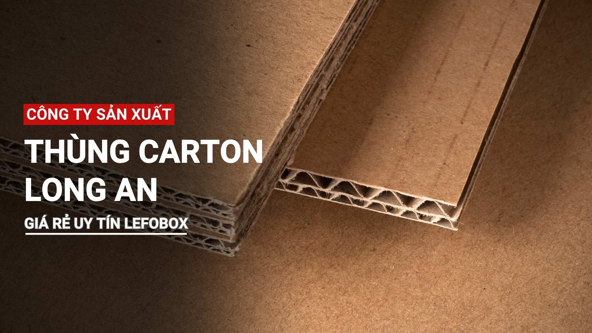 Công ty sản xuất thùng carton Long An giá rẻ uy tín LEFOBOX