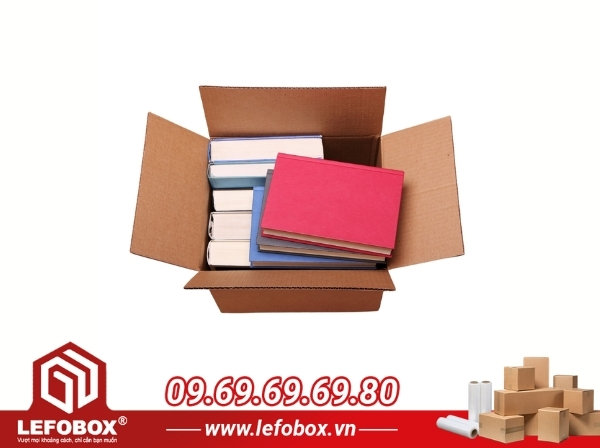 Hộp carton đựng sách