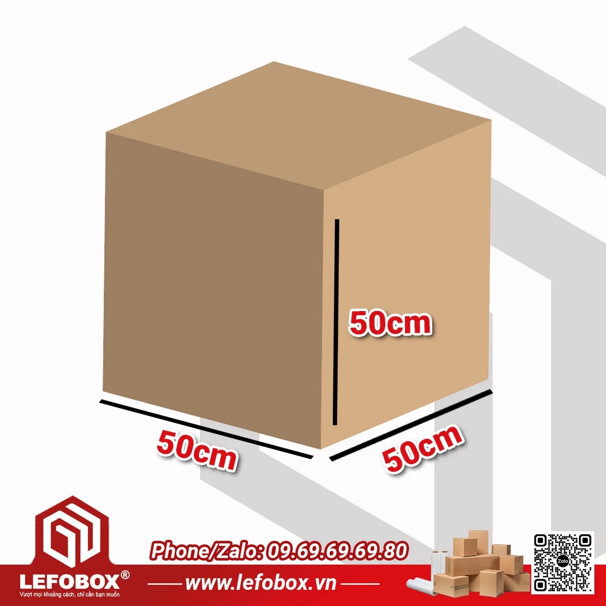 Thùng Carton 50x50x50 5 Lớp