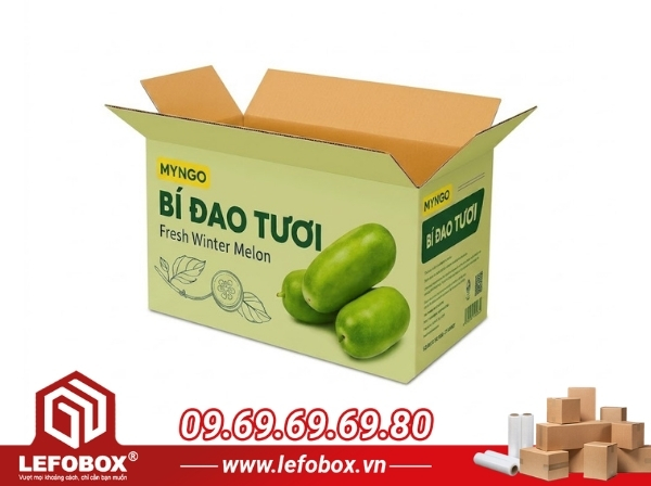 Thùng carton đựng bí đao