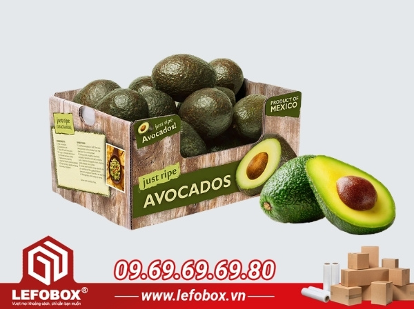 Thùng carton đựng bơ