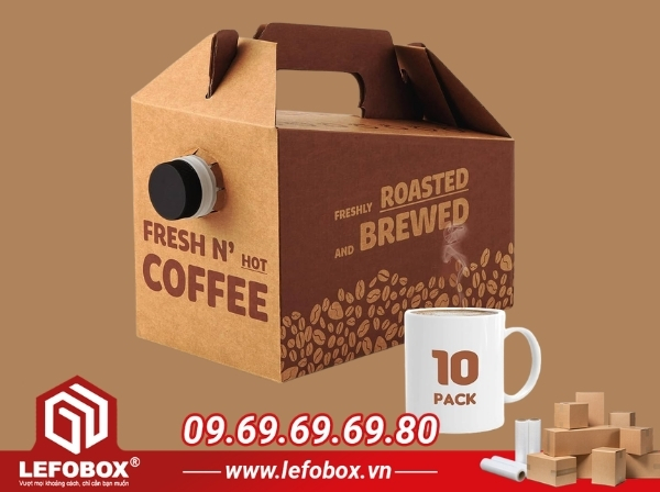 Thùng carton đựng cà phê