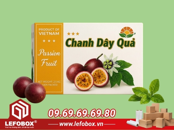 Thùng carton đựng chanh dây