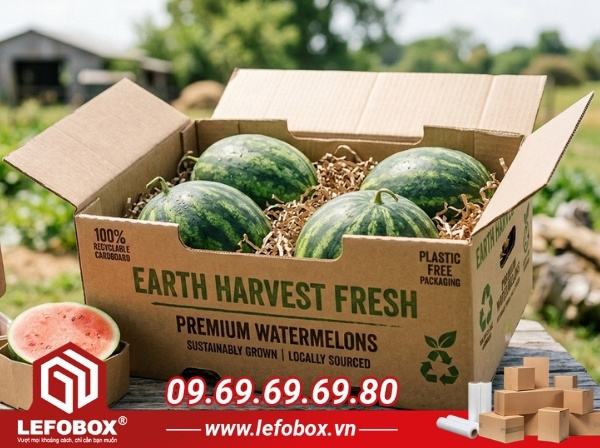 Thùng carton đựng dưa hấu