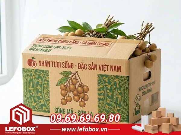 Thùng carton đựng nhãn