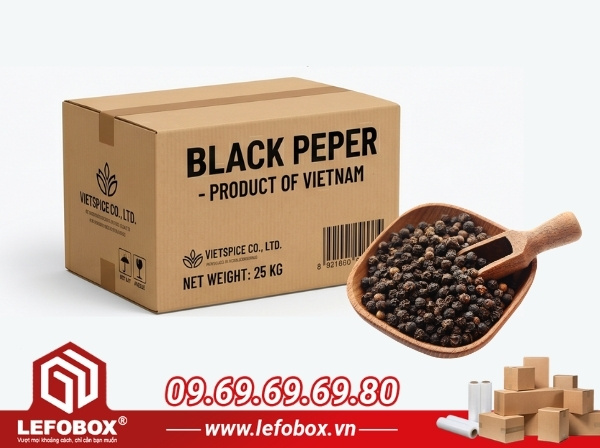 Thùng carton đựng tiêu