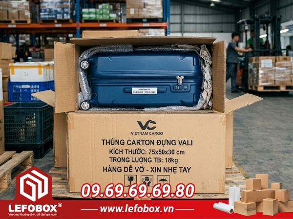 Thùng carton đựng vali