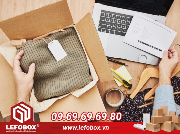 Quy trình đóng gói sản phẩm với hàng hóa thông thường