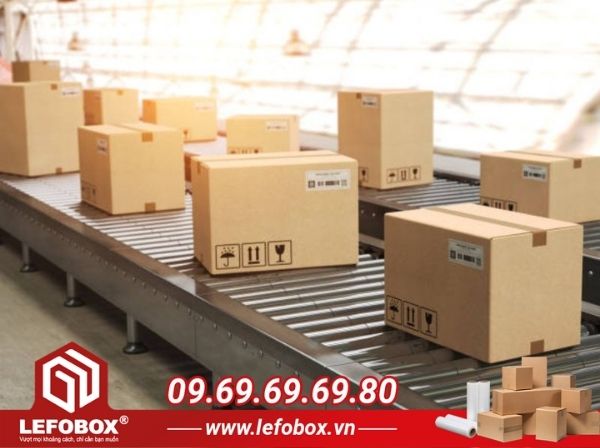 Quy trình sản xuất thùng carton Long An tại LEFOBOX