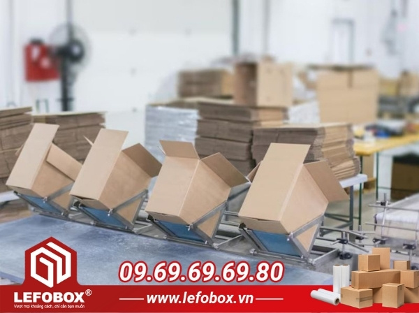 Quy trình đặt sản xuất thùng carton tại huyện Nhà Bè