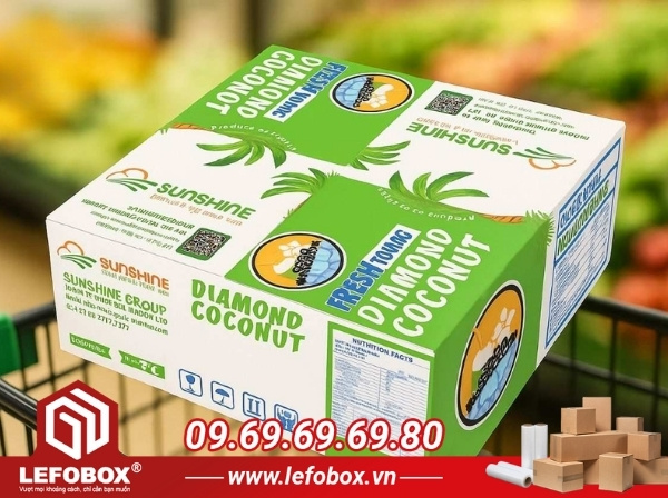 Sai lầm cần tránh khi mua thùng carton đựng dừa 