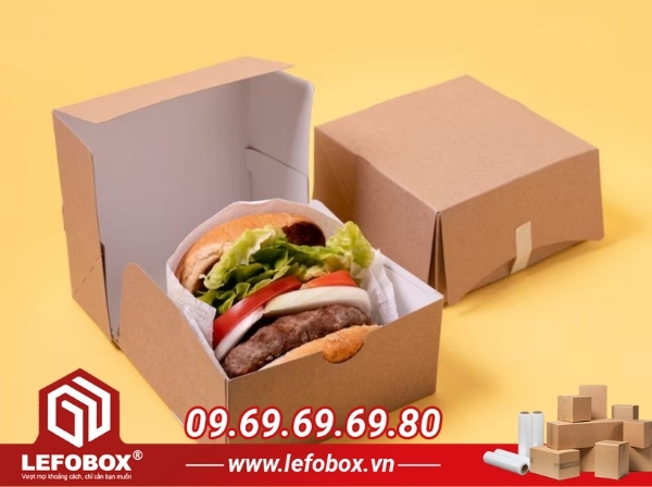 Sản xuất hộp giấy carton đựng đồ ăn ngành thực phẩm