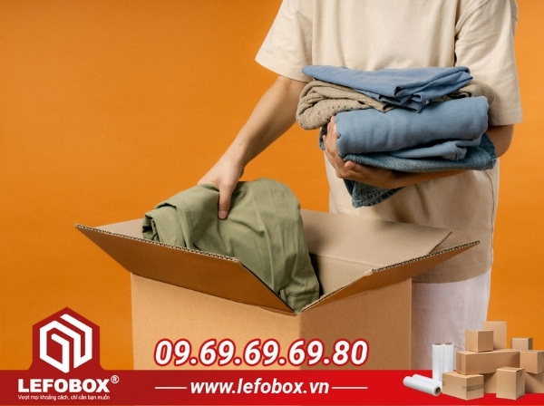 Thùng carton đựng hàng ngành may mặc chất lượng