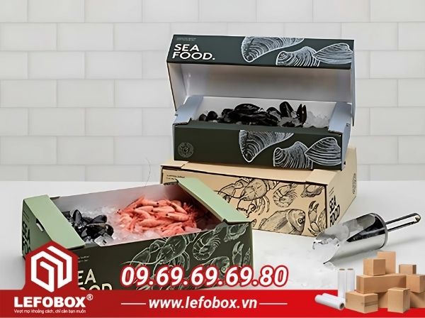 Sản xuất thùng carton đựng thủy hải sản